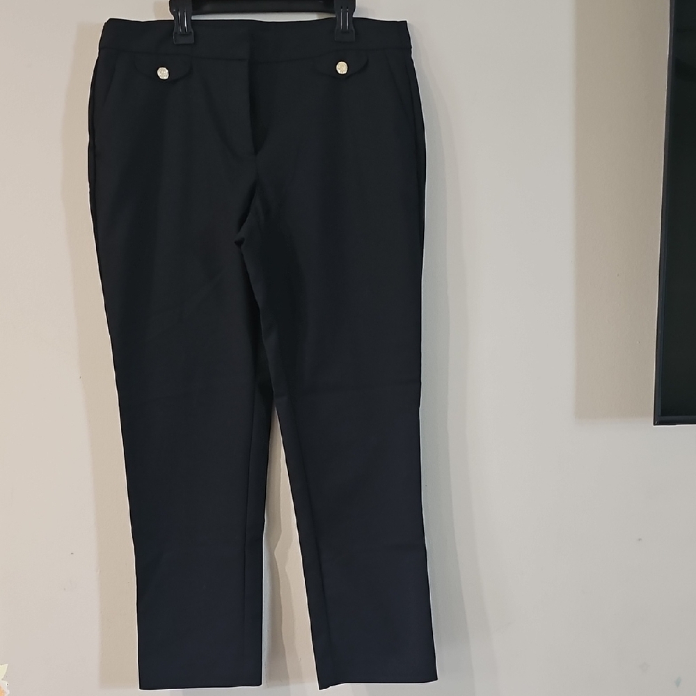 Anne Klein Black‎ Dress Pants Size 8